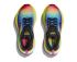 Hoka Bondi 8 hardloopschoenen zwart/regenboog heren  1123202-BKLM