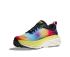 Hoka Bondi 8 hardloopschoenen zwart/regenboog heren  1123202-BKLM