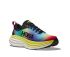 Hoka Bondi 8 hardloopschoenen zwart/regenboog heren  1123202-BKLM