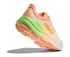 Hoka Bondi 9 Hardloopschoenen Frost/Pale Tangerine Dames  1162012-FSTP