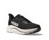 Hoka Clifton 10 hardloopschoenen Black/White WIDE Dames   1162031-BWHT WIDE