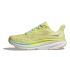 Hoka Clifton 9 hardloopschoenen geel dames  1127896-CGSO