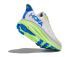 Hoka Clifton 9 hardloopschoenen wit/groen heren  1127895-STLC