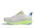 Hoka Clifton 9 hardloopschoenen wit/groen heren  1127895-STLC