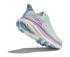 Hoka Clifton 9 wide hardloopschoenen groen/paars dames  1132211-SOLM