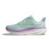 Hoka Clifton 9 wide hardloopschoenen groen/paars dames  1132211-SOLM