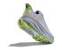 Hoka Clifton 9 wide hardloopschoenen grijs dames  1132211-GLLS