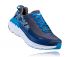 Hoka One One Bondi 5 hardloopschoenen grijs/blauw heren  1014757CGTB-VRR