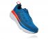 Hoka One One Bondi 6 hardloopschoenen blauw/oranje heren  1019269-IBMB