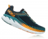 Hoka One One Clifton 5 hardloopschoenen zwart/blauw heren  1093755-BISB