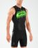 2XU Compression mouwloos tri top zwart/groen heren  MT4841a-BLK/GLG