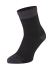 Sealskinz Wretham waterproof ankle length fietssok zwart unisex  11124224-0001