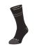 Sealskinz Scoulton Warm weather mid fietssok met Hydrostop zwart/grijs  11124219-0001