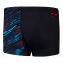 Speedo eco+ hyperboom v-cut aquashort zwart/blauw heren  0973417507