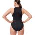 Speedo eco+ print hydrasuit zwart/rood dames  1244517543