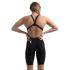 Speedo fastskin LZR pure valor 2.0 openback kneeskin zwart dames  158590001