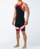 TYR Carbon backzip trisuit zwart/rood heren  TMZNJB6A-002