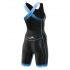 Sailfish Pro Team trisuit backzip zwart/blauw dames   STPRODB