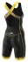 Sailfish Pro Team trisuit backzip zwart/geel dames  STPRODG