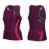 2XU Perform Tri singlet zwart/roze dames   WT3637a