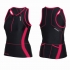 2XU Perform Tri singlet paars/zwart/roze dames    WT3637a